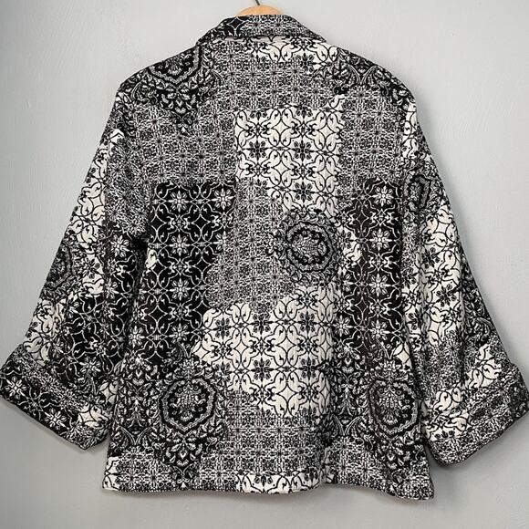 TravelSmith Size Large Brocade Tapestry Jacket Parisian Chic Regency Whimsigoth - Picture 5 of 13